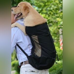 Black LD Dog Backpack